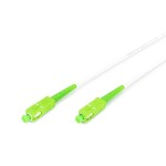 Digitus DK-2922A-05-SCA-SX Glasfaser Patchkabel, stahlarmiert, simplex, singlemode, SC/APC – SC/APC, 5 m 