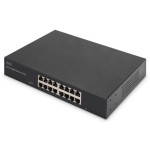 Digitus DN-80112-2 16-Port Gigabit Switch, 19 Zoll, Unmanaged 
