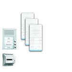 TCS PAAF031/001 audio:pack AP für 3 Wohneinheiten mit Außenstation PAK 3 Klingeltasten + 3x Freisprecher ISW5031 + Steuergerät BVS20 