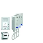 TCS PPA03-EN/02 audio:pack AP für 3 Wohneinheiten mit Außenstation PAK 3 Klingeltasten + 3x Türtelefon ISH3030 + Steuergerät BVS20 