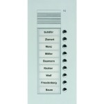 TCS PUK09/1-EN Audio Außenstation Serie PUK 9 Klingeltasten (rechtsbündig) 1-spaltig UP silber 