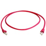 Telegärtner 100008464 Patchkabel S/FTP 6A rot 3 Meter 