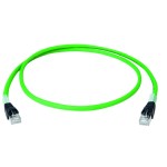 Telegärtner 100017307 Patchkabel S/FTP Cat.6A grün 1 Meter PUR STX UL 