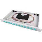 Telegärtner 100021772 Spleißbox bestückt 12xLCD 9/125OS2 1HE 