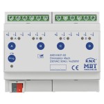MDT AKD-0401.02 KNX Dimmaktor 4-fach, 6TE REG, 250 W, 230 V AC mit Wirkleistungsmessung 