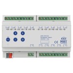 MDT AKK-1616.03 KNX Schaltaktor 16-fach, 8TE REG, 16 A, 230 V AC, Kompakt, 70 µF, 10 EVG 