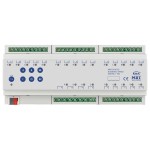 MDT AKK-2416.03 KNX Schaltaktor 24-fach, 12TE REG, 16 A, 230 V AC, Kompakt, 70 µF, 10 EVG 