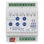 MDT AKU-0816.03 KNX Universalaktor 8-fach, 4TE REG, 16 A, 230 V AC, 100 µF, 15 EVG 
