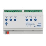 MDT AZI-0616.03 KNX Schaltaktor 6-fach, 8TE REG, 16/20 A, 230 V AC, Wirkleistungszähler, 200 µF 