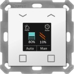 MDT BE-JTA5504.01 KNX Jalousietaster Smart 55 mit Farbdisplay, Reinweiß glänzend 