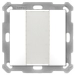 MDT BE-TA5502.G2 KNX Taster 55 2-fach, Reinweiß glänzend 