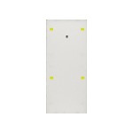 MDT ZSFA55P4 Schriftfeldabdeckung für Taster Plus / Plus TS BE-TA55x4.x2, Weiß 