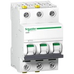 Schneider Electric A9F04363 Leitungsschutzschalter iC60N, 3P, 63A, C Charakteristik 