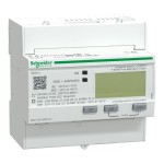 Schneider Electric A9MEM3210 Energiezähler iEM3210, 3-phasig, 1A/5A, mit Teilzähler, S0-Impuls, MID konform, Genauigkeitsklasse 1/0,5s 