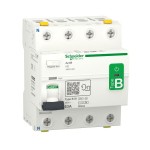 Schneider Electric A9Z61463 Fehlerstrom-Schutzschalter Allstromsensitiv iID, 4P, 63A, Typ B-SI, 30mA 