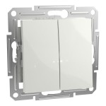 Schneider Electric Doppelwechselschalter UP, weiß, Asfora, EPH0670121D 