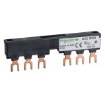 Schneider Electric GV2G254 Drehstrom-Sammelschienensystem, 63A, 2Abgangsstellen, 54mm Abstand 