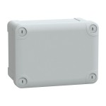 Schneider Electric NSYTBS16128 PanelSeT TBS - ABS-Gehäuse mit undurchs. Abdeckung H20, H164xB121xT87mm, Schutzart IP66, IK07, RAL 7035 VPE=2 