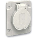 Schneider Electric PKS62G Schukosteckdose, grau, 2p+E, 10/16A, 250 V, für DE, IP54, 65x85mm VPE=20 