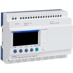 Schneider Electric SR3B261BD SPS-Steuerrelais, Zelio Logic, modulare Ausführung, 26 E/A, 24 VDC, Display, Uhr, Relaisausgänge 