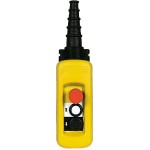 Schneider Electric XACA29141 Hängetaster XAC-A, 2 Drucktaster 1 Not-Halt/Not-Aus-Taster 