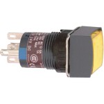 Schneider Electric XB6ECW5J1P Leuchtdrucktaster, gelb Ø 16, flach, o. Rastung, 12 V, 1W VPE=5 