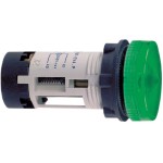 Schneider Electric XB7EV03MP Leuchtmelder, Harmony XB7, Monoblock, Kunststoff, Ø22mm, grün, integrierte LED, 230V AC, Schraubklemme VPE=10 