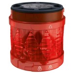 Schneider Electric XVUC24 Leuchtelement, Harmony XVU, modular, 60mm, LED, rot, Dauerlicht, IP65, 24V ACDC 