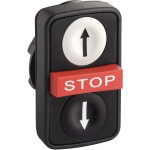 Schneider Electric ZB5AA71124 Frontelement für Dreifachdrucktaster XB5, tastend, Ø 22 mm 