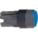 Schneider Electric ZB6AA6 Frontelement für Drucktaster ZB6, tastend, blau, Ø 16 mm 
