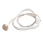 Deko-Light 100250 Elektrisches Montagezubehör, Fassung GU5,3 mit 50 cm Kabel, Länge: 500 mm, 35.0 