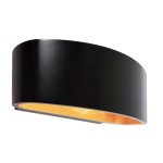 Deko-Light 341190 Wandaufbauleuchte, Arietis, 1x max. 42 W G9, Schwarz, 220-240 V/AC, 50 / 60 Hz, 