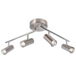 Deko-Light 348114 Deckenaufbauleuchte, Becrux IV, 21 W, DIM, 3000 K, Silber, 220-240 V/AC, 50 / 60 