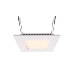 Deko-Light 565152 Downlight, LED Panel Square 8, 7 W, 2700 K, Weiß, Stromkonstant, 18-19 V/DC, Bem 
