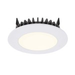 Deko-Light 565230 Downlight, LED Panel Round III, 6 W, 4000 K, Weiß, Stromkonstant, 17.9 V/DC, Bem 