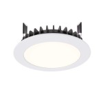 Deko-Light 565232 Downlight, LED Panel Round III, 12 W, 4000 K, Weiß, Stromkonstant, 35.7 V/DC, Be 