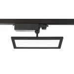 Deko-Light 707137 3-Phasenleuchte, Panel Track Light, 20 W, 4000 K, Schwarz, 110-240 V/AC, 50 / 60 