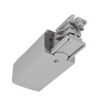 Deko-Light 710013 3-Phasen Schienensystem, D Line elektrischer Einspeiser rechts, Fenstergrau RAL 