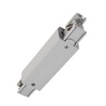 Deko-Light 710043 3-Phasen Schienensystem, D Line elektr. Längsverbinder mit Einspeisem. li-re, Fe 