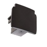 Deko-Light 710068 3-Phasen Schienensystem, D Line/Dali Endkappe für Aufbauschiene, Graphitschwarz 