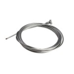 Deko-Light 710081 3-Phasen Schienensystem, D Line/Dali Seil für Seilabhängung 4,0 m, Silber, IP 20 