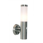 Deko-Light 730034 Wandaufbauleuchte, Nova II Motion, 1x max. 40 W E27, Silber, 220-240 V/AC, 50 / 
