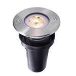 Deko-Light 730211 Bodeneinbauleuchte, Tall COB I, 7,8 W, 3000 K, Silber, 220-240 V/AC, 50 / 60 Hz, 