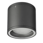 Deko-Light 730408 Deckenaufbauleuchte, Mob Round I, 1x max. 9 W GX53, dunkelgrau, 220-240 V/AC, 50 