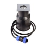 Deko-Light 730468 Bodeneinbauleuchte, Easy COB Square III, 5,5 W, 3000 K, Silber, Spannungskonstan 