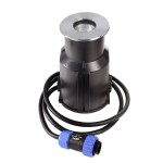 Deko-Light 730469 Bodeneinbauleuchte, Easy COB Round III, 5,5 W, 3000 K, Silber, Spannungskonstant 