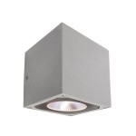 Deko-Light 731019 Wandaufbauleuchte, Cubodo II Double, 16 W, 3000 K, Silber, 220-240 V/AC, 50 / 60 