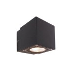 Deko-Light 731029 Wandaufbauleuchte, Cubodo II Single Mini, 5 W, 3000 K, Grau, 220-240 V/AC, 50 / 