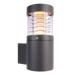Deko-Light 731031 Wandaufbauleuchte, Ortis, 16 W, 3000 K, Grau, 220-240 V/AC, 50 / 60 Hz, IP 54 