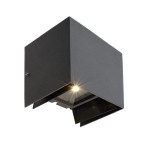 Deko-Light 731100 Wandaufbauleuchte, Arcturus II, 6 W, 3000 K, Grau, 220-240 V/AC, 50 / 60 Hz, IP 